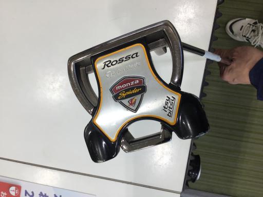 【中古】 テーラーメイド Rossa agsi+ itsy bitsy SPIDER クランクネック 34インチ パター PT スチール (フレックスその他) メンズ 男性用 右利き 右用 Cランク ゴルフクラブ