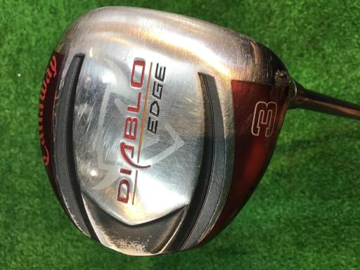 【中古】 キャロウェイ DIABLO EDGE(Red) 3W フェアウェイウッド FW DIABLO EDGE 55w(フェアウェイ) (フレックスS) メンズ 男性用 右利き 右用 Cランク ゴルフクラブ