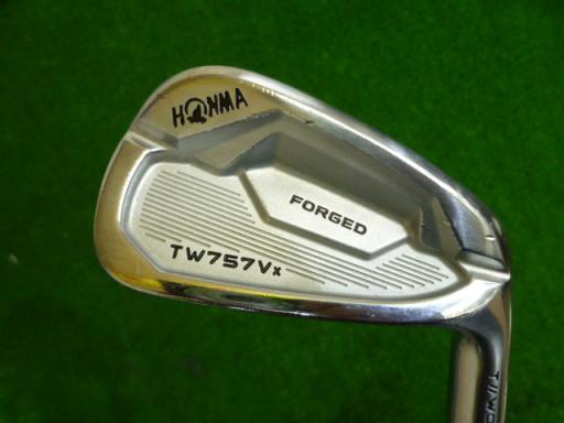 【中古】 本間ゴルフ TOUR WORLD TW757Vx 6S アイアンセット IR NS PRO MODUS3 TOUR105 (フレックスS) メンズ 男性用 右利き 右用 Cランク ゴルフクラブ