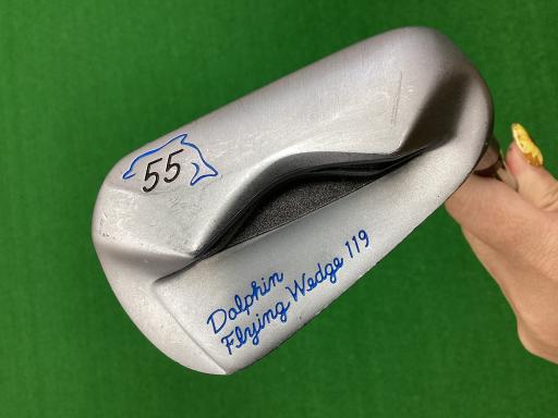 【中古】 キャスコ Dolphin Flying Wedge DFW-119 55° 34インチ(ジャンボグリップ) ウェッジ WG Dolphin オリジナルスチール (フレックスその他) メンズ 男性用 右利き 右用 Cランク ゴルフクラブ