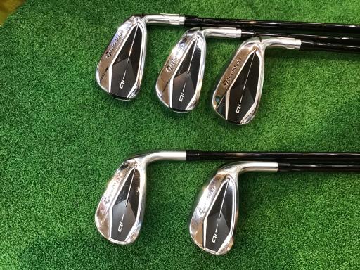 【中古】 テーラーメイド Qi 5S アイアンセット IR 純正特注シャフト (フレックスS) メンズ 男性用 右利き 右用 Cランク ゴルフクラブ