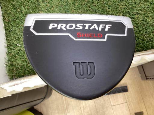 【中古】 ウィルソン PROSTAFF SHIELD 34インチ(PISTOL) パター PT スチール (フレックスその他) メンズ 男性用 右利き 右用 Cランク ゴルフクラブ