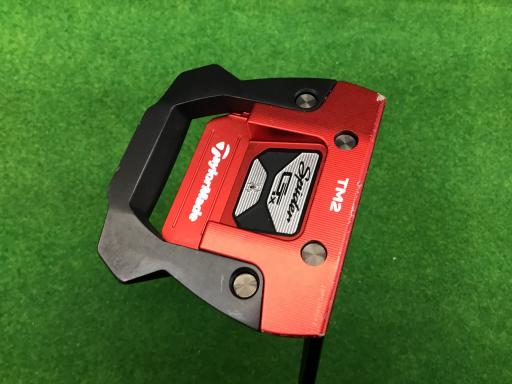 【中古】 テーラーメイド Spider GTx TRUSS RED TM2 33インチ パター PT スチール (フレックスその他) メンズ 男性用 右利き 右用 Cランク ゴルフクラブ