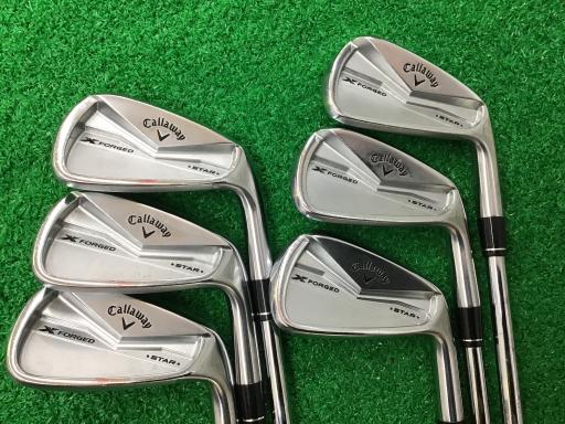 【中古】 キャロウェイ X FORGED STAR(2024) 6S アイアンセット IR NS PRO MODUS3 TOUR105 (フレックスS) メンズ 男性用 右利き 右用 Cランク ゴルフクラブ