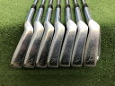 【中古】 プロギア DATA811 10S アイアンセット IR Spec Steel (フレックスS) メンズ 男性用 右利き 右用 Dランク ゴルフクラブ