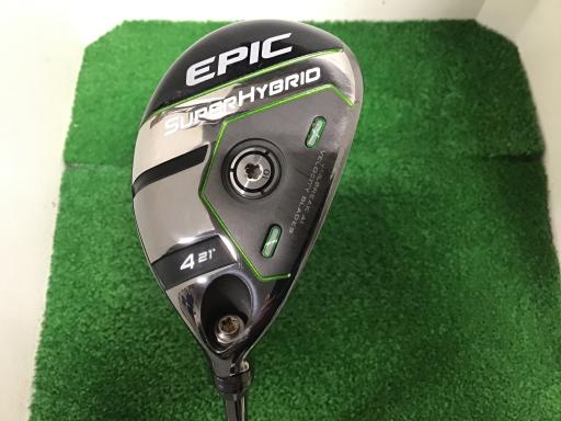 タイプ男性用利き手右利き商品コード2100396152081クラブ種別ユーティリティメーカー名キャロウェイ商品名EPIC　SUPER　HYBRID　U4発売年2022シャフトDiamana　55　for　CW（2021　EPIC　UT）シャフト材質カーボンメーカーフレックスRフレックスRクラブセット組合せ内容クラブセット本数0クラブセット不足本数0クラブセット実本数0総合ランク&nbsp;ランクについて傷状態：ヘッド上部C傷状態：フェースC傷状態：ヘッド下部C傷状態：シャフトB傷状態：グリップオリジナル 良好傷状態：ヘッドカバー純正品（普通）査定特記・商品状態&nbsp;メーカーカタログ情報となりますので、実商品と異なる場合がございます。ヘッドロフト角(°)21ヘッド体積(cc)147シャフト長(インチ)40クラブ重量(g)店舗名東松山クリスタルゴルフガーデン店住所埼玉県東松山市大字石橋1694−1電話番号0493-22-9910キャロウェイEPIC　SUPER　HYBRID　U4