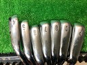 【中古】 Geotech GT FORGED 8S アイアンセット IR スチール (フレックスS) メンズ 男性用 右利き 右用 Dランク ゴルフクラブ
