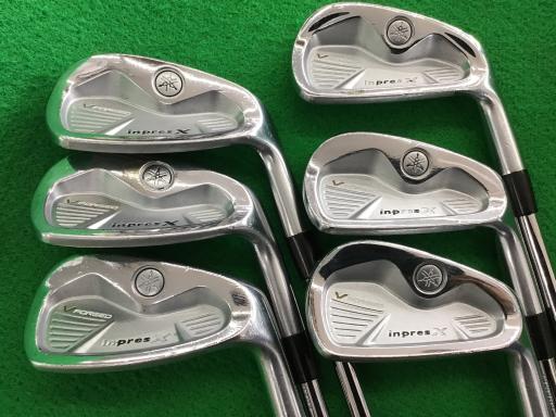 YAMAHA - 【中古】 ヤマハ inpres X V FORGED(2011) 6S アイアンセット IR NS PRO 950GH (フレックスS) メンズ 男性用 右利き 右用 Cランク ゴルフクラブ