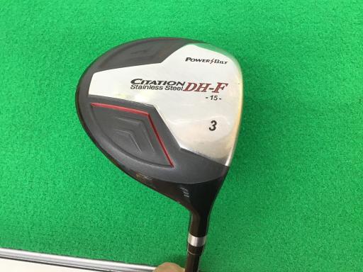 【中古】 パワービルト CITATION DH-F 3W フェアウェイウッド FW オリジナルカーボン (フレックスR) メンズ 男性用 右利き 右用 Cランク ゴルフクラブ