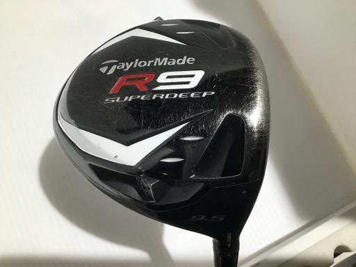 【中古】 テーラーメイド R9 SUPER DEEP TP 9.5° ドライバー DR Motore F1 65J(TPフラッグ) 45.25イン..