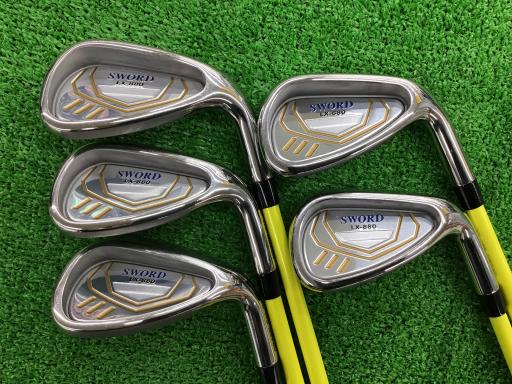 【中古】 カタナゴルフ SWORD LX-880 7S アイアンセット IR Motore Speeder Five(アイアン) (フレックスR) メンズ 男性用 右利き 右用 Cランク ゴルフクラブ