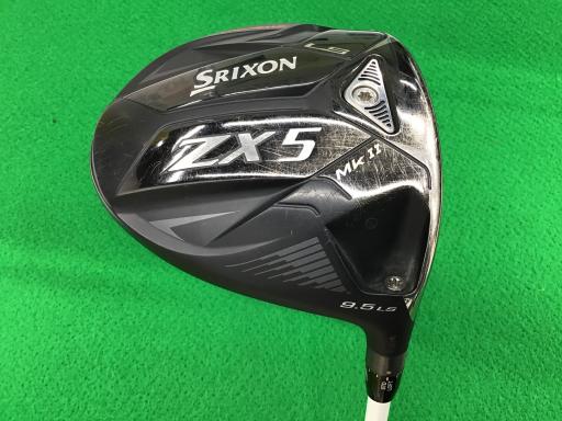 【中古】 ダンロップ SRIXON ZX5 Mk II LS 9.5° ドライバー DR 純正特注シャフト (フレックスS) メンズ 男性用 右利き 右用 Cランク ゴルフクラブ