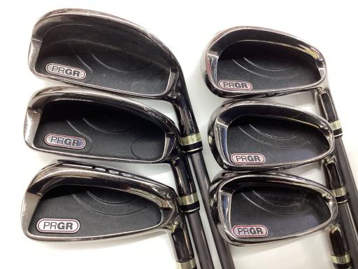 【中古】 プロギア egg II 8S アイアンセット IR eggオリジナルカーボン (フレックスSR) メンズ 男性用 右利き 右用 Cランク ゴルフクラブ