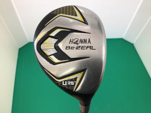 【中古】 本間ゴルフ Be ZEAL 525 25° ユーティリティ UT VIZARD for Be ZEAL(ユーティリティ) (フレックスR) メンズ 男性用 右利き 右用 Cランク ゴルフクラブ