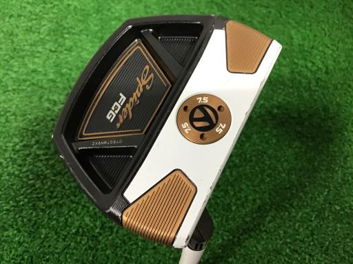 【中古】 テーラーメイド Spider FCG BLACK/WHITE スモールスラント 34インチ パター PT KBS CT TOUR BLACK (フレックスその他) メンズ 男性用 右利き 右用 Cランク ゴルフクラブ
