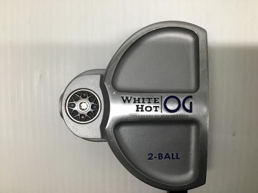 中古 Cランク （フレックスその他） オデッセイ WHITE　HOT　OG　2-BALL　32インチ　レディース(ブルー) STROKE　LAB その他 レディース 右利き パター PT