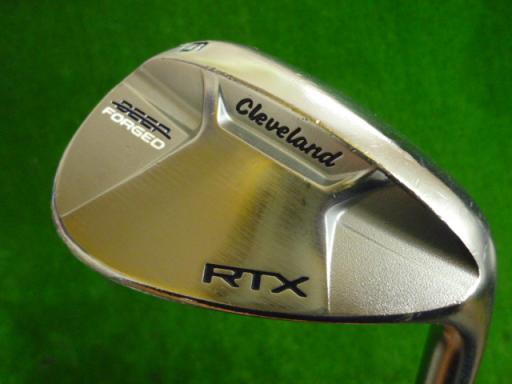 【中古】 クリーブランド Cleveland RTX DEEP FORGED 56°/12° MID ウェッジ WG 純正特注シャフト (フレックスR) メンズ 男性用 右利き 右用 Dランク ゴルフクラブ