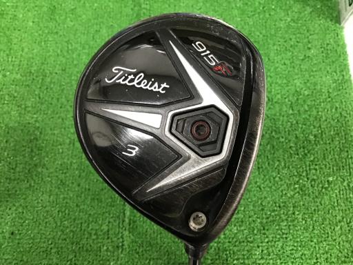 TITLEIST - 【中古】 タイトリスト 915 F 3W(15°) フェアウェイウッド FW リシャフト (フレックスその他) メンズ 男性用 右利き 右用 Dランク ゴルフクラブ