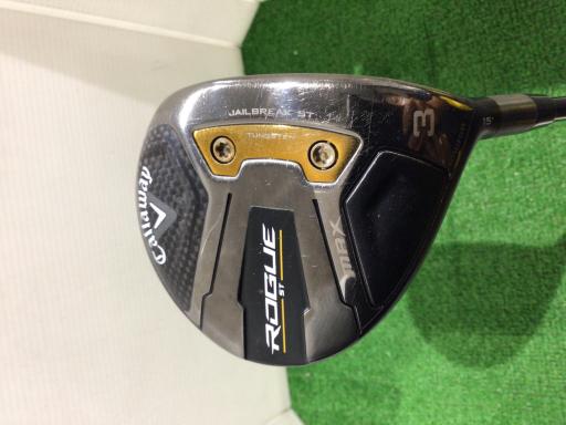 Fareway Wood - 【中古】 キャロウェイ ROGUE ST MAX 3W フェアウェイウッド FW リシャフト (フレックスその他) メンズ 男性用 右利き 右用 Cランク ゴルフクラブ