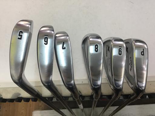 【中古】 キャロウェイ X FORGED STAR(2021) 6S アイアンセット IR Fujikura MC 80 for CW (フレックスS) メンズ 男性用 右利き 右用 Cランク ゴルフクラブ