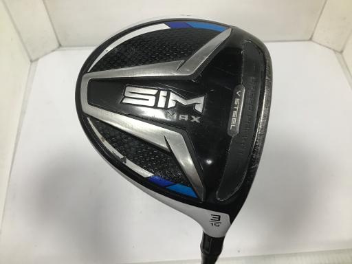 Fareway Wood - 【中古】 テーラーメイド SIM MAX 3W フェアウェイウッド FW リシャフト (フレックスその他) メンズ 男性用 右利き 右用 Cランク ゴルフクラブ