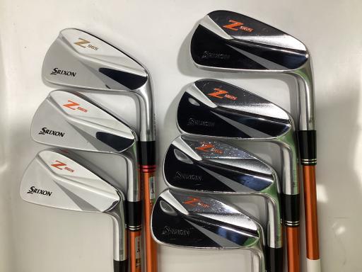 中古 Cランク （フレックスS） ダンロップ SRIXON　Z965　8S Miyazaki　Kaula　8　for　IRON S 男性用 右利き アイアンセット IR