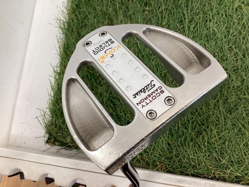 TITLEIST - 【中古】 タイトリスト SCOTTY CAMERON STUDIO SELECT KOMBI S 34インチ パター PT スチール (フレックスその他) メンズ 男性用 右利き 右用 Cランク ゴルフクラブ