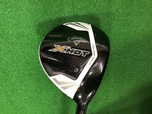 【中古】 キャロウェイ X HOT 3W フェアウェイウッド FW X HOT 55W(フェアウェイウッド) (フレックスSR) メンズ 男性用 右利き 右用 Cランク ゴルフクラブ