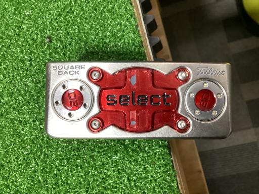 【中古】 タイトリスト SCOTTY CAMERON select SQUAREBACK(2014) 33インチ パター PT スチール (フレックスその他) メンズ 男性用 右利き 右用 Cランク ゴルフクラブ