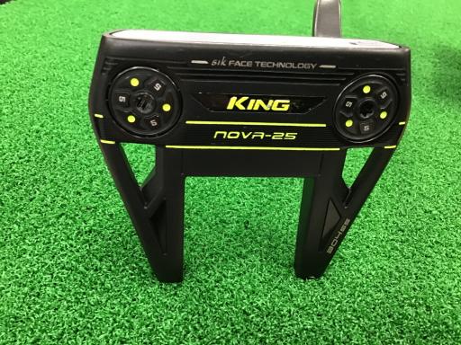 【中古】 コブラ KING NOVA-25 フローネック 34インチ パター PT スチール (フレックスその他) メンズ 男性用 右利き 右用 Cランク ゴルフクラブ