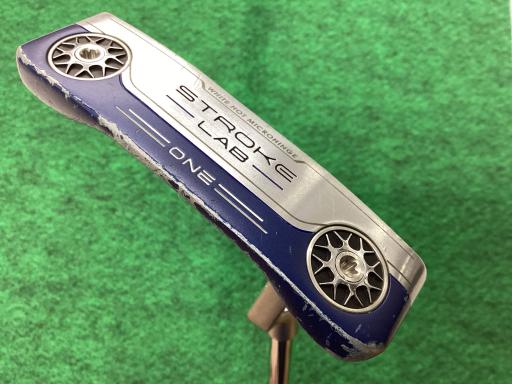 【中古】 オデッセイ STROKE LAB ONE(シルバー/ネイビー) 31インチ レディース パター PT STROKE LAB (フレックスその他) レデ...