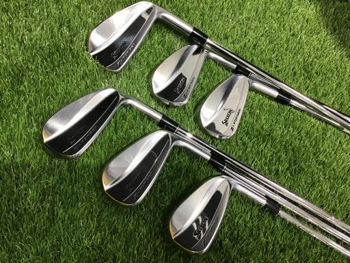 【中古】 ダンロップ SRIXON Z-FORGED 6S アイアンセット IR 純正特注シャフト (フレックスS) メンズ 男性用 右利き 右用 Cランク ゴルフクラブ