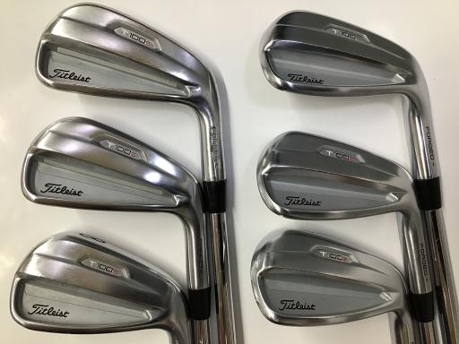 【中古】 タイトリスト Titleist T100S(2021) 6S アイアンセット IR 純正特注シャフト (フレックスS) メンズ 男性用 右利き 右用 Cランク ゴルフクラブ