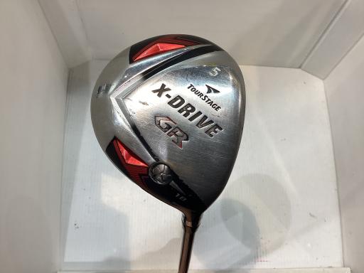 BRIDGESTONE - 【中古】 ブリヂストン TOURSTAGE X-DRIVE GR(2010) 5W フェアウェイウッド FW Tour AD B10-03w (フレックスSR) メンズ 男性用 右利き 右用 Dランク ゴルフクラブ