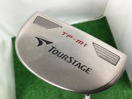 【中古】 ブリヂストン TOURSTAGE TP-M1 34インチ パター PT スチール (フレックスその他) メンズ 男性用 右利き 右用 Cランク ゴルフクラブ