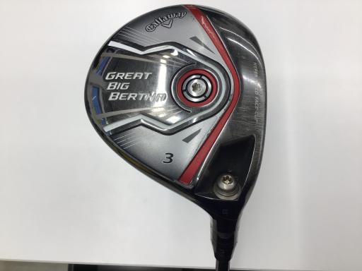 【中古】 キャロウェイ GREAT BIG BERTHA(2015) 3W フェアウェイウッド FW BIG BERTHA(2015)フェアウェイ (フレックスSR) メンズ 男性用 右利き 右用 Cランク ゴルフクラブ