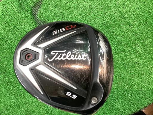 TITLEIST - 【中古】 タイトリスト 915 D2 9.5° ドライバー DR ATTAS 6☆ 7 (フレックスS) メンズ 男性用 右利き 右用 Cランク ゴルフクラブ