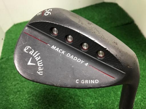 【中古】 キャロウェイ MACK DADDY 4 マットブラック 56°/08°C ウェッジ WG Dynamic Gold (フレックスS) メンズ 男性用 右利き 右用 Dランク ゴルフクラブの商品画像