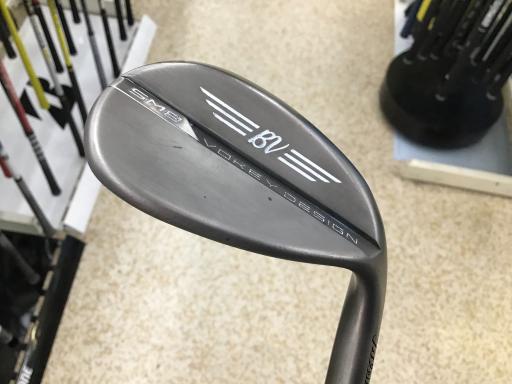 中古 Cランク （フレックスS） タイトリスト VOKEY　SPIN　MILLED　SM8　ブラッシュドスチール　54°/12°D 純正特注シャフト S 男性用 右利き ウェッジ WG 1