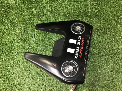 【中古】 オデッセイ EYE TRAX #7 33インチ パター PT スチール (フレックスその他) メンズ 男性用 右..