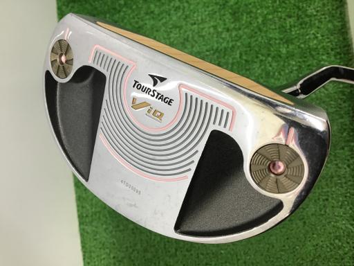 【中古】 ブリヂストン TOURSTAGE ViQ CL(2008) TYPE M(クリスタルピンク) 32インチ パター PT スチール (フレックスその他)...