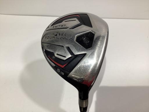 中古 Cランク （フレックスS） 本間ゴルフ TOUR　WORLD　TW737　5W VIZARD　EX-Z65 S 男性用 右利き フェアウェイウッド FW