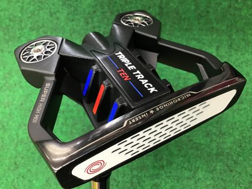 中古 Cランク （フレックスその他） オデッセイ TRIPLE　TRACK　TEN　32インチ　レディース STROKE　LAB　BLACK その他 レディース 右利き パター PT