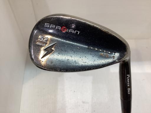【中古】 パワービルト SPAZIAN ウェッジ 52° ウェッジ WG スチール (フレックスその他) メンズ 男性用 右利き 右用 Dランク ゴルフクラブ