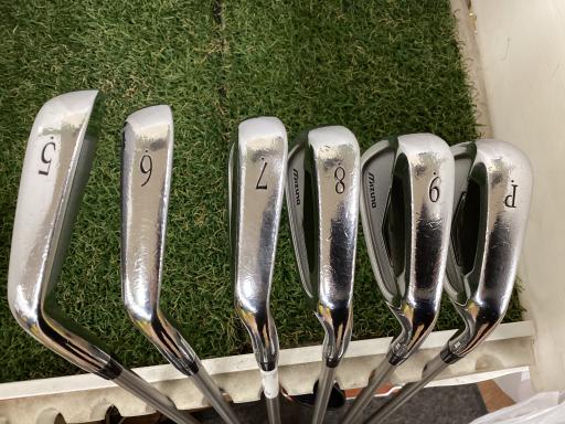 【中古】 ミズノ MP-15 6S アイアンセット IR 純正特注シャフト (フレックスS) メンズ 男性用 右利き 右用 Cランク ゴルフクラブ