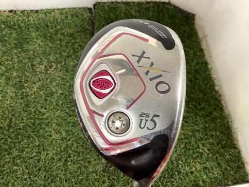 【中古】 ダンロップ XXIO(2014) U5(ボルドー) レディース ユーティリティ UT XXIO MP800L(ユーティリティ)ボルドー (フレックスL) レディース 女性用 右利き 右用 Dランク ゴルフクラブ
