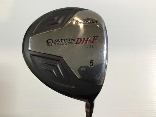 【中古】 パワービルト CITATION DH-F 5W フェアウェイウッド FW オリジナルカーボン (フレックスR) メンズ 男性用 右利き 右用 Cランク ゴルフクラブ