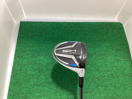 【中古】 テーラーメイド SIM MAX 3W フェアウェイウッド FW TENSEI BLUE TM50(FW) (フレックスS) メンズ 男性用 右利き 右用 Cランク ゴルフクラブ
