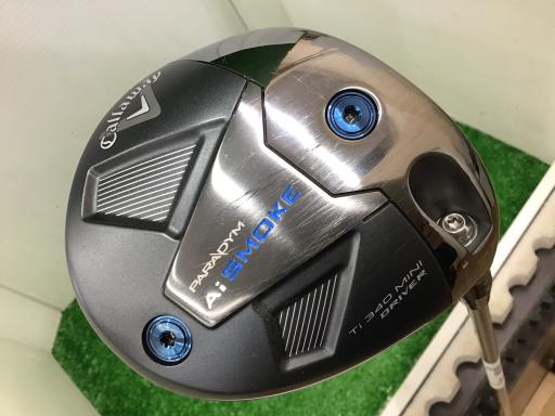 タイプ男性用利き手右利き商品コード2100403631028クラブ種別ドライバーメーカー名キャロウェイ商品名PARADYM　Ai　SMOKE　Ti　340　MINI　13．5°発売年2024シャフトリシャフトシャフト材質リシャフトメーカーフレックスその他フレックスその他クラブセット組合せ内容クラブセット本数0クラブセット不足本数0クラブセット実本数0総合ランク&nbsp;ランクについて傷状態：ヘッド上部C傷状態：フェースC傷状態：ヘッド下部C傷状態：シャフトB傷状態：グリップオリジナル外 良好傷状態：ヘッドカバー純正品（普通）査定特記・商品状態ATTAS　KING　6(SX)　43.5g　329g　d-2.5&nbsp;メーカーカタログ情報となりますので、実商品と異なる場合がございます。ヘッドロフト角(°)13.5ヘッド体積(cc)340シャフト長(インチ)クラブ重量(g)店舗名小牧インター店住所愛知県小牧市堀の内2-11電話番号0568-72-8107キャロウェイPARADYM　Ai　SMOKE　Ti　340　MINI　13.5°