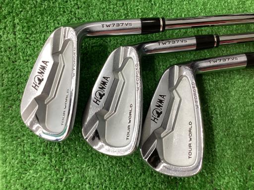 中古 Cランク （フレックスS） 本間ゴルフ TOUR　WORLD　TW737Vs　6S NS　PRO　MODUS3　TOUR105 S 男性用 右利き アイアンセット IR